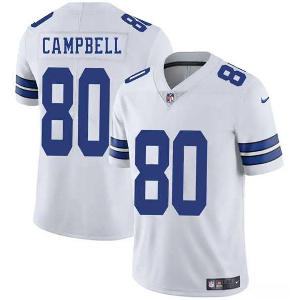 Men & Women & Youth Dallas Cowboys #80 Parris Campbell White 2025 Vapor Untouchable Limited Stitched Jersey->dallas cowboys->NFL Jersey